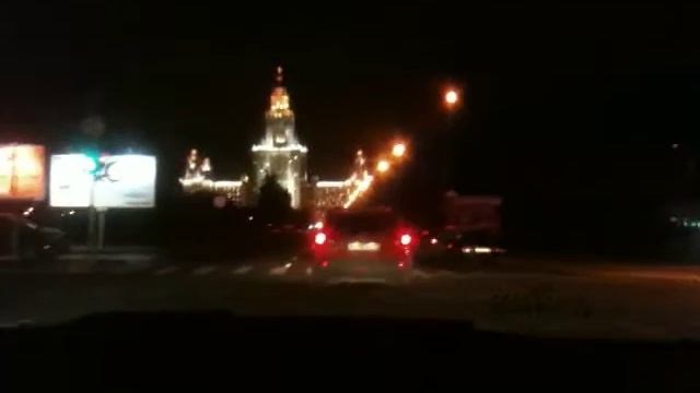 ночной городской тест RoadWitness: Москва осенью 2011