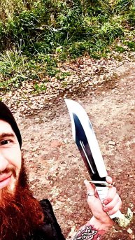 Нож Боуи "Белый орел"