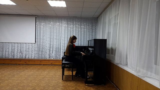Павлова Полина Юрьевна, 13 лет. трехголосная фуга до мажор.  преподаватель Котова Е В
