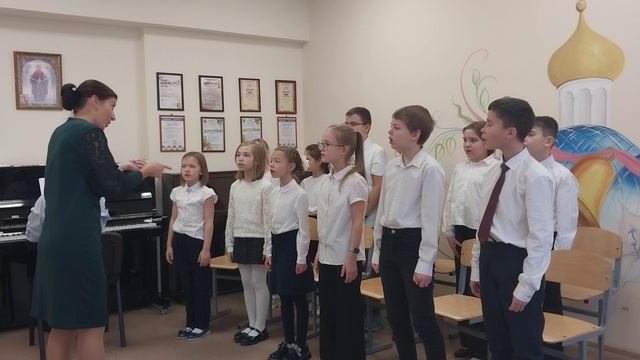 открытый урок "Работа над цепным дыханием в младшем хоре"