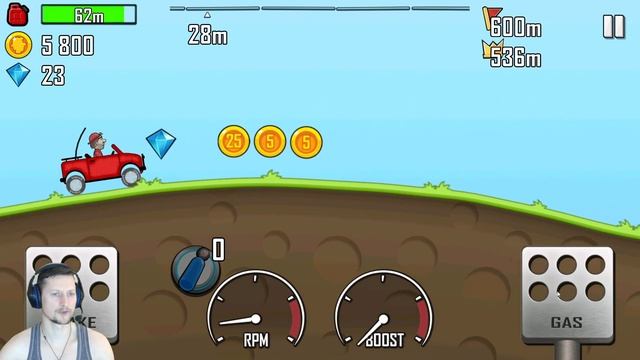 Hill Climb Racing  ГОНЯЕМ ПО ГОРАМ