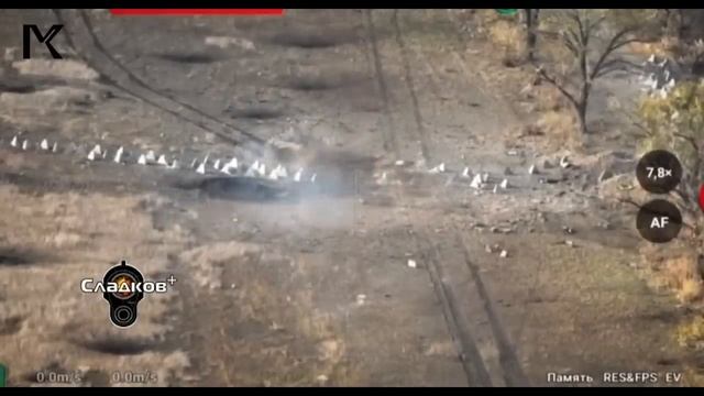Ukraine Retreats Russian Forces Attack and Capture Tank at Kurakhovo