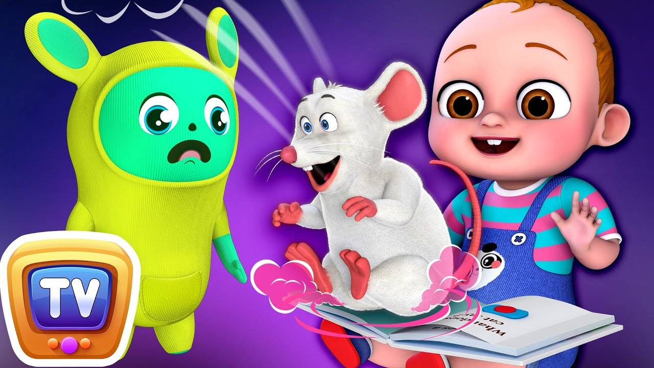 🐁Мышонок в доме | Детские стишки и песенки ChuChu TV.