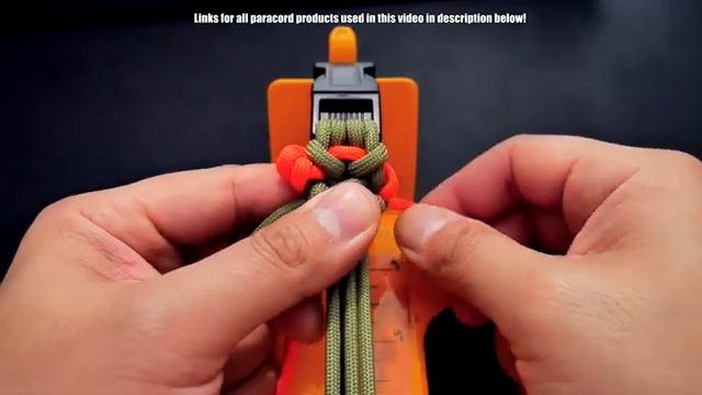 How To Make the Cobra Knuckle Paracord Bracelet Tutorial(360P)