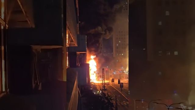 Пригород Тель-Авива. Говорят, что прилетела ракета.