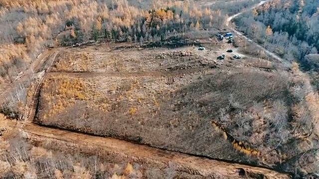 Поселок Весточка-Лепель в октябре 2024 года (съемка с дрона)