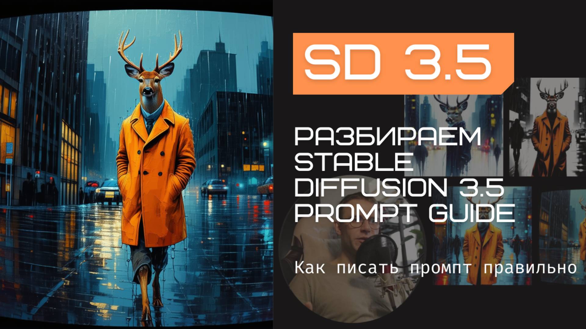 Как правильно писать промпт для Stable Diffusion 3.5? Разбираем гайд от Stability AI. #нейросети