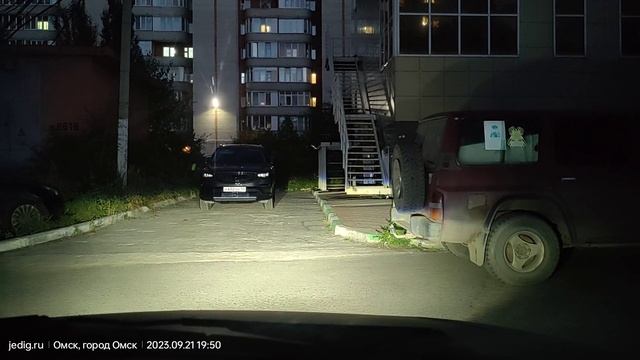 Как светят мини линзы f40 в фарах Nissan Wingroad y11 дорестайл