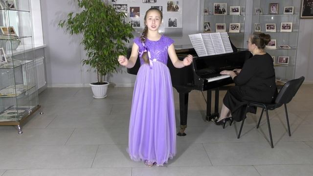 Алексеенко Алиса. Младшая группа. П. Чайковский, сл. А. Плещеева «Зима»