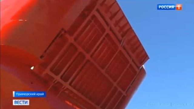 Спуск парома пр.03770 (проект Форсс Технологии) для Камчатки в п. Ливадия