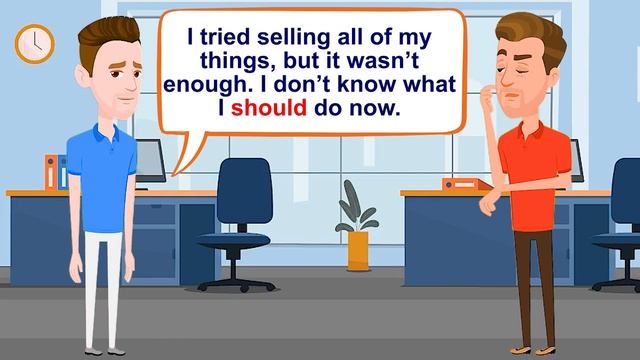 24 Modal verbs (money problems)