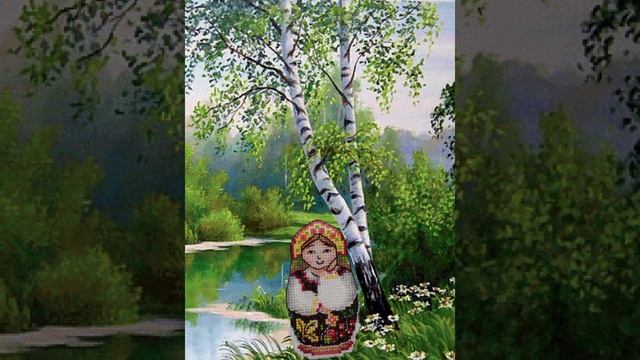 Матрёшки, вышивка.