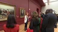 Послы дружественных стран посетили выставку "Передвижники" в Третьяковской галерее