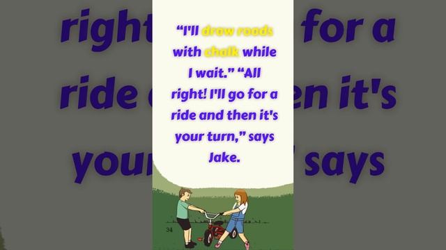 Taking Turns ⭐ Learn English through very short story ⭐#shorts story