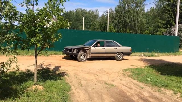 ауди 100 был дизель стал бензин. полное восстановление