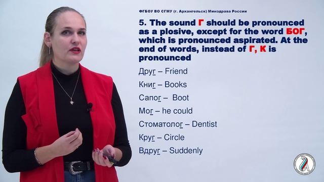 Pronunciation rules. Part 1