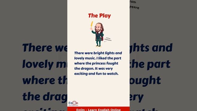 Learn English through short story ⭐ The Play ⭐#shorts