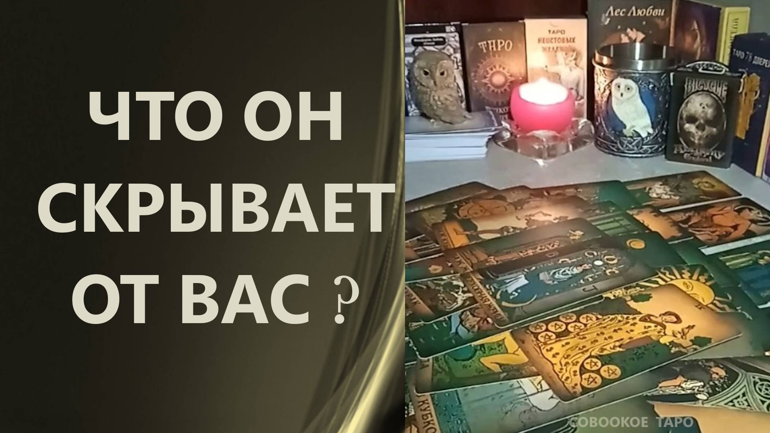 Что он от вас скрывает ⁉ таро онлайн ❤ расклад таро 🍁 гадание таро ☀🦉