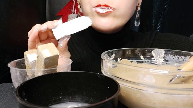 АСМР ~  Оренбургские плитки  Туркестан  Пиленные десерты в шоколадном креме. ASMR Orenburg tiles