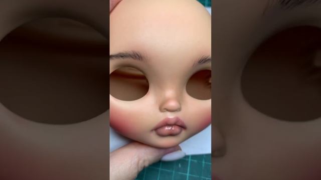 Процесс создания куклы Блайз blythe doll custom, бархатная кожа, почти как настоящая