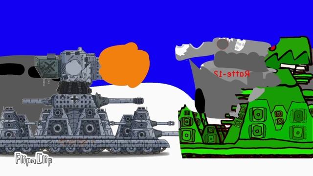 Починка КВ-6 выстрел Густава и битва Карл-44 Vs Кв-44 + улучшение доктора БС мультики про танки