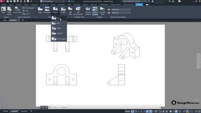 40 - Creating 2D Drawing from 3D Models