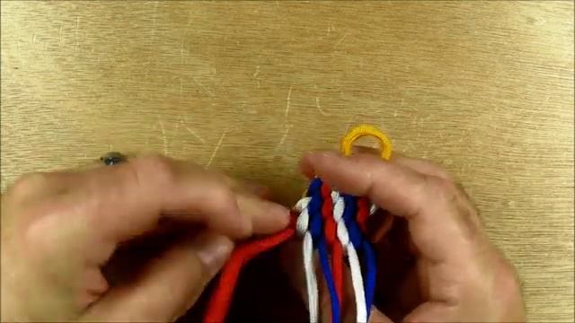 How to make a (Spirit of) 1776 Sinnet Paracord Bracelet Tutorial (Paracord 101)(360P)