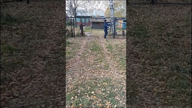 подвесные ворота со съемной балкой