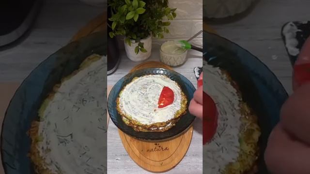 Закусочный торт из кабачков