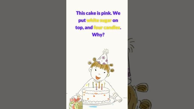 Who Likes Cake ⭐ Learn English through very short story ⭐#shorts story