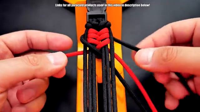 How to Make the Deadpool 2 Framed Fishtail Belly Paracord Bracelet Tutorial(360P)