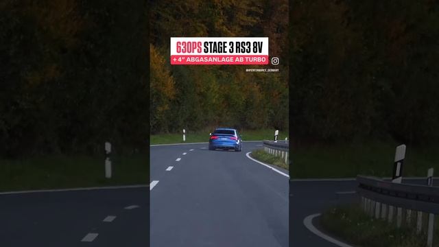 Audi RS3 Stage 3 exhaust sound