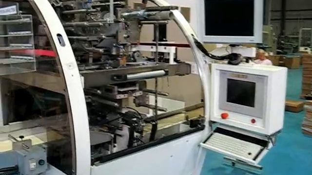 Hot stamping on tube MADAG TPA-3000 machine