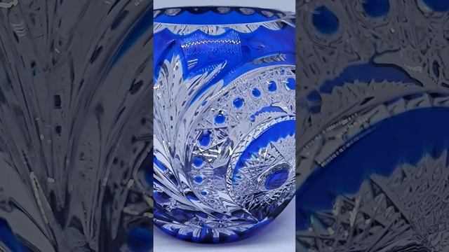 Авторский Хрусталь ЛЗХС СССР Ваза "Иней"