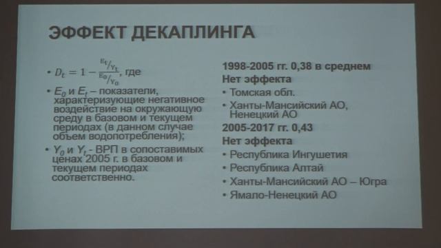 Битюкова В. Р. - Экология города - Водопотребление
