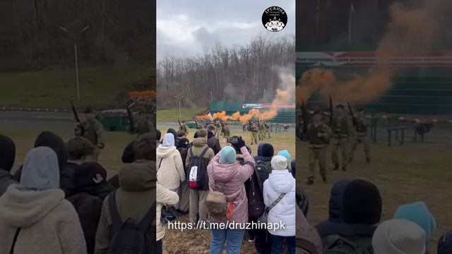 День на передовой в 155-ой бригаде морской пехоты дружинники ДНД провели с детьми, 16.11.2024