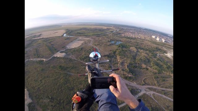 Прощальный закат уходящего лета в небе...