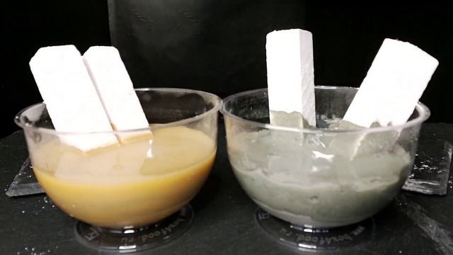 АСМР ~ Палочки в синей и жёлтой пасте