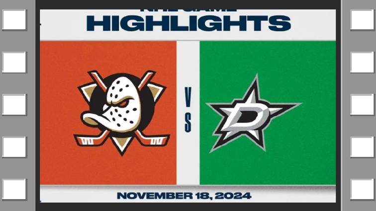 NHL Highlights Анахайм Дакс vs. Даллас Старз - 18 Ноября 2024