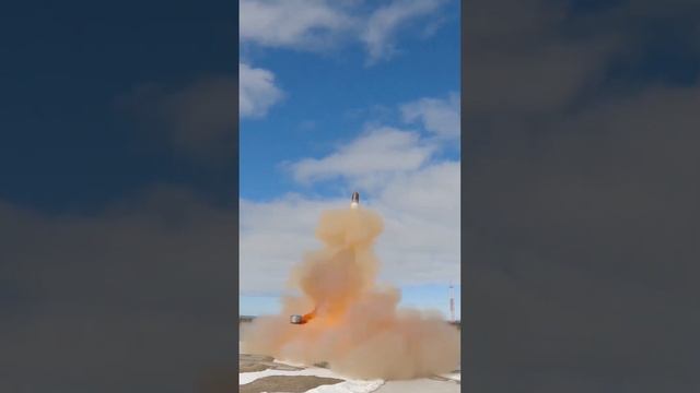 старт ядерной Сармат из шахты
