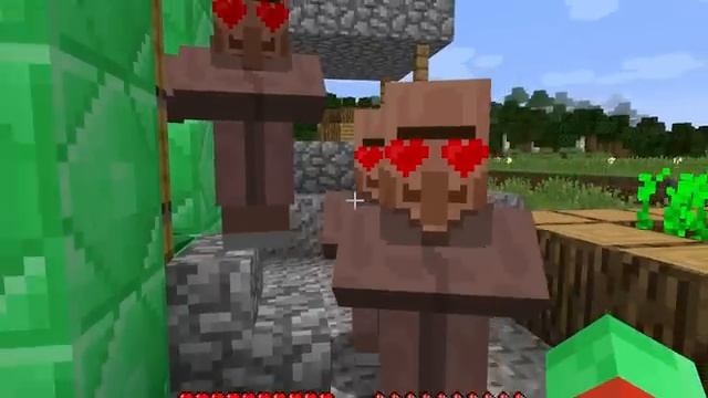 Я СТАЛ ИЗУМРУДНЫМ И ЗАТРОЛЛИЛ ЖИТЕЛЕЙ В МАЙНКРАФТ _ Компот Minecraft