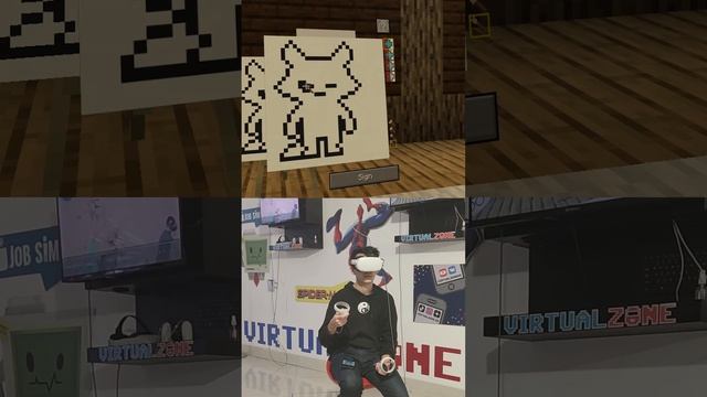 VR Pixel Art 325 #vr #minecraft #minecraft_pixelart