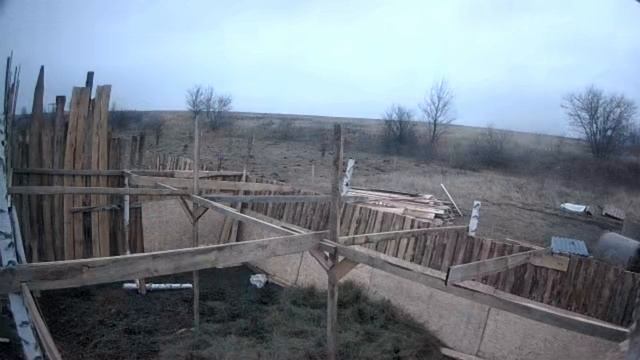 Видео с камеры видеонаблюдения с утра до вечера