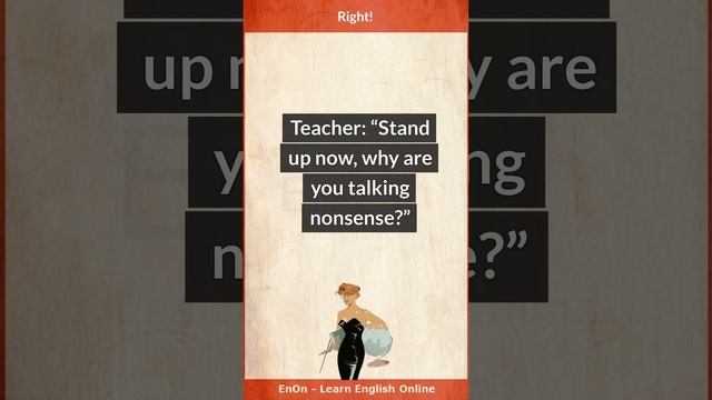 Right ⭐ Learn English through funny story ⭐ #shorts