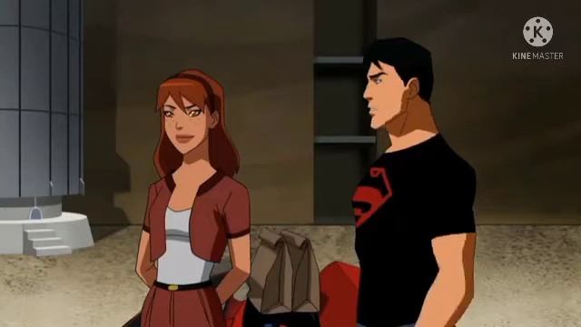 Miss Martian and Superboy - Stripped