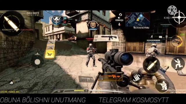 CALL OF DUTY MOBILE UZBEK TILIDA #1