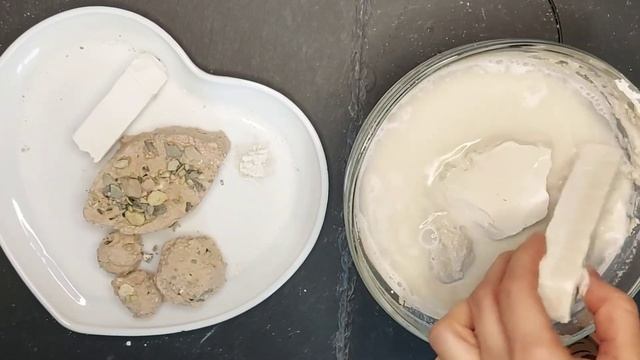 АСМР ~ Замачивание глины и мела Приятные звуки воды ♀️ Ватутин