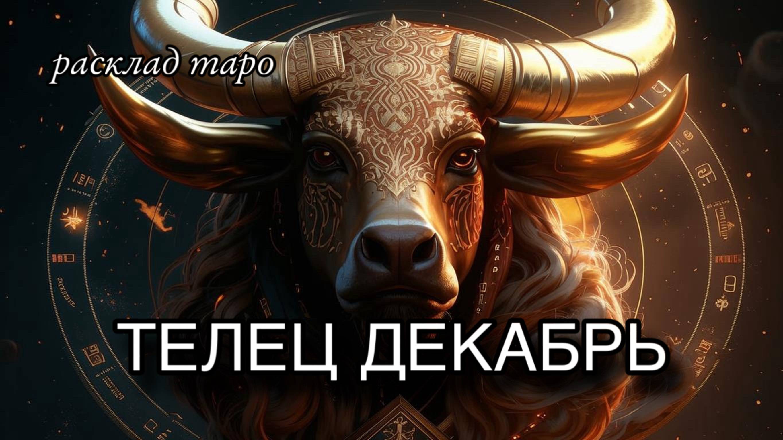 ТЕЛЕЦ таро прогноз ДЕКАБРЬ : расклад таро : предскзание таро
