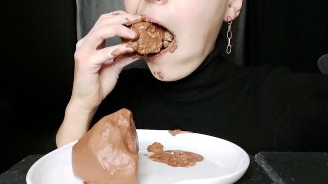 АСМР ~  Шоко Каша Десерт "Нежный" в шоколадной пастеASMR ~  Dessert "Delicate" in chocolate