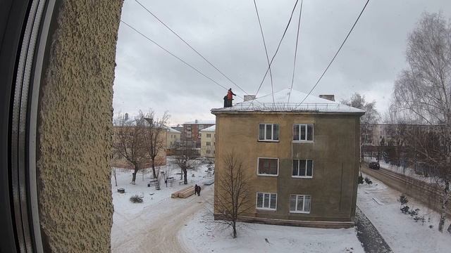 г.Полысаево.Ремонт крыши.На крыше дома,без страховки в полный рост!   28.11.2022 г.